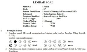 ujian akhir sekolah smk