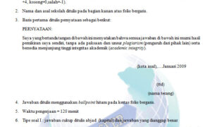 Soal Olimpiade Biologi 2009 tahap I