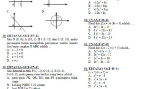 Rangkuman Soal Matematika SMP