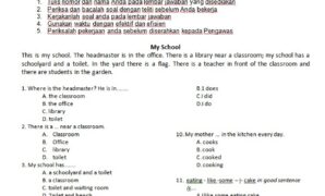 Soal Bahasa Inggris SD Kelas 6