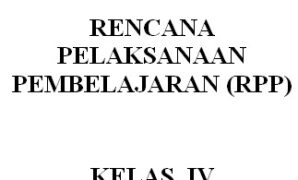 RPP IPS SD Kelas 6 Semester 1