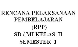 RPP Penjaskes SD