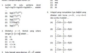 Simulasi Soal SNMPTN 2011