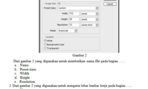 Soal Photoshop SMA kelas XII