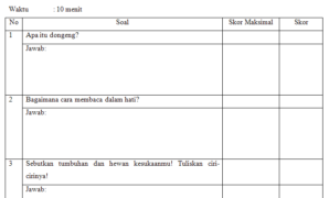 soal bahasa indonesia kelas 2 SD