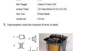 Soal Ujian Nasional Kejuruan SMK Teknik Elektronika Industri