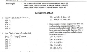 Soal SBMPTN 2013 + Kunci Jawaban