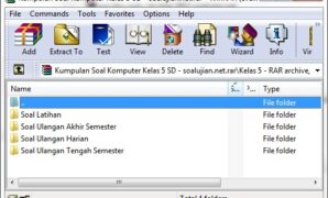 Kumpulan Soal Komputer SD Kelas 5